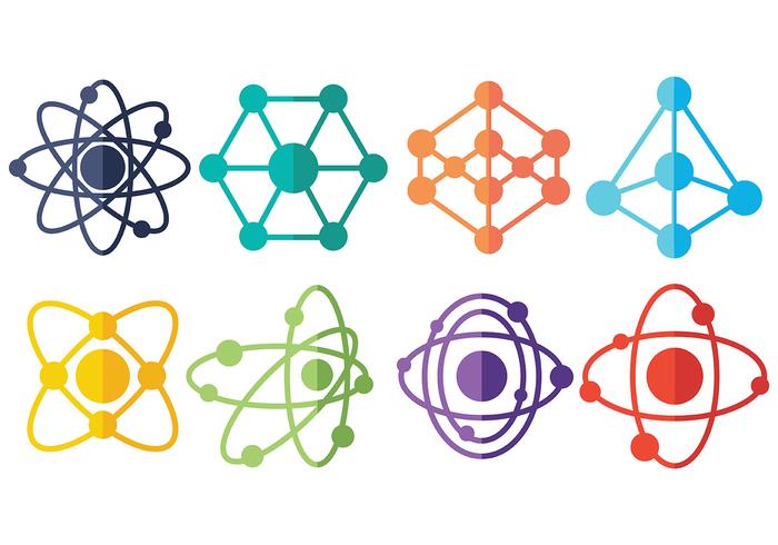 Iconos De Atomium Gratis vector