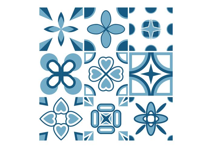 Free Portuguese Tile Vectors Free Portuguese Tile Vectors