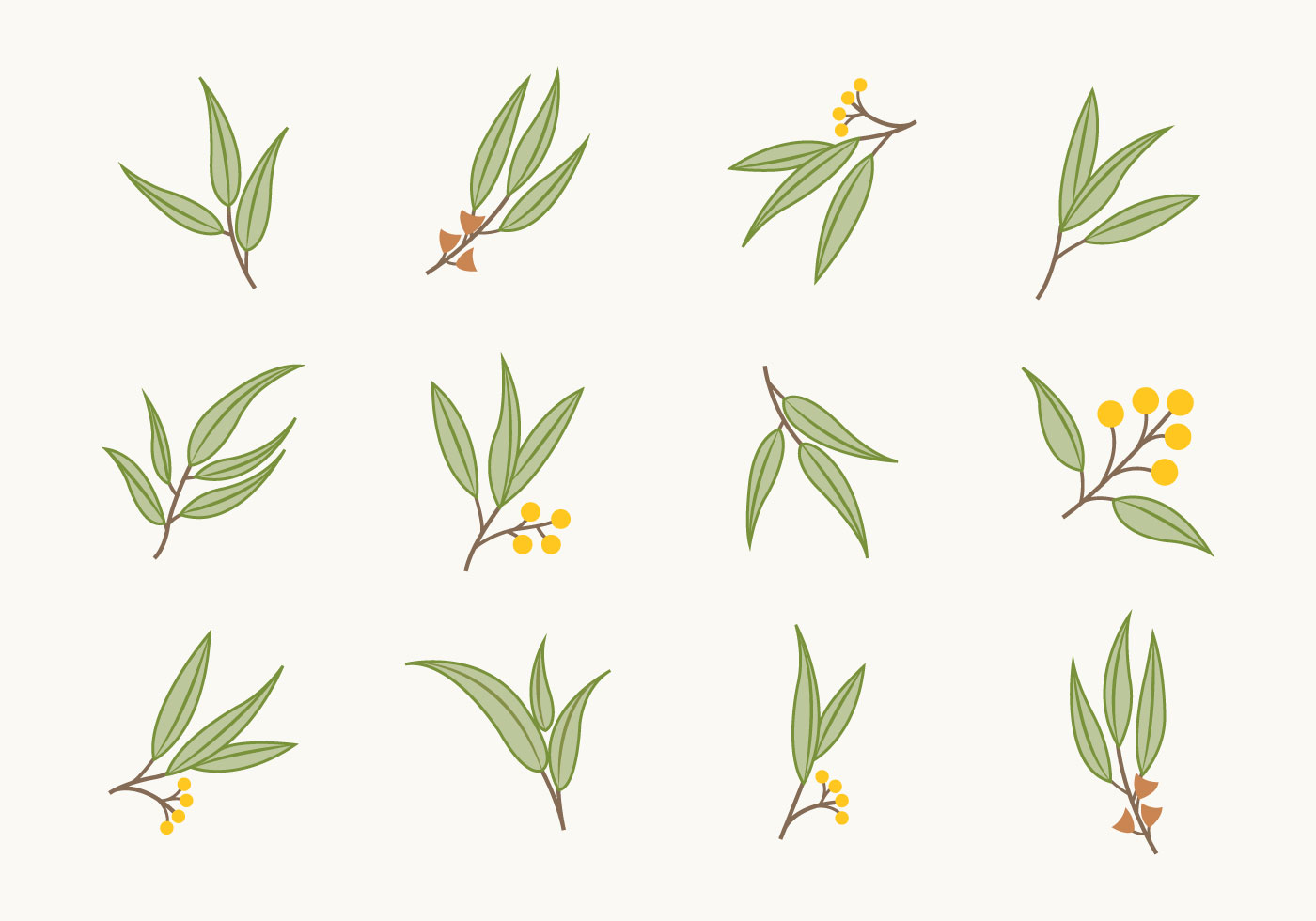 Free Flat Eucalyptus Icons - Download Free Vector Art, Stock Graphics