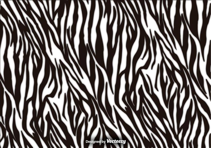 Zebra Stripes Vector Texture Background