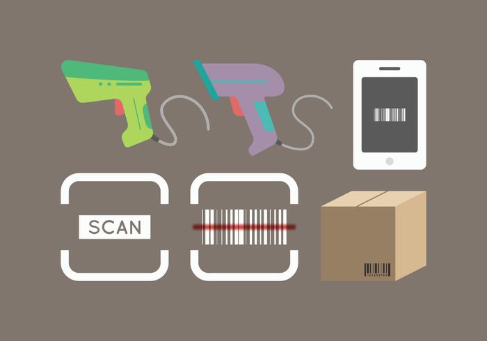 Free Barcode Scanner Vector 2