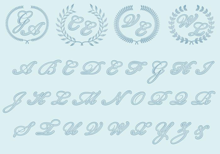 Wedding Monograms vector