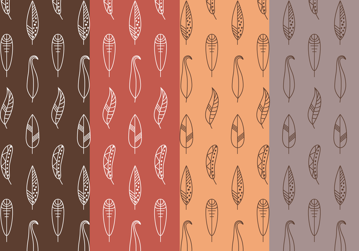 Free Feather Pattern Vector