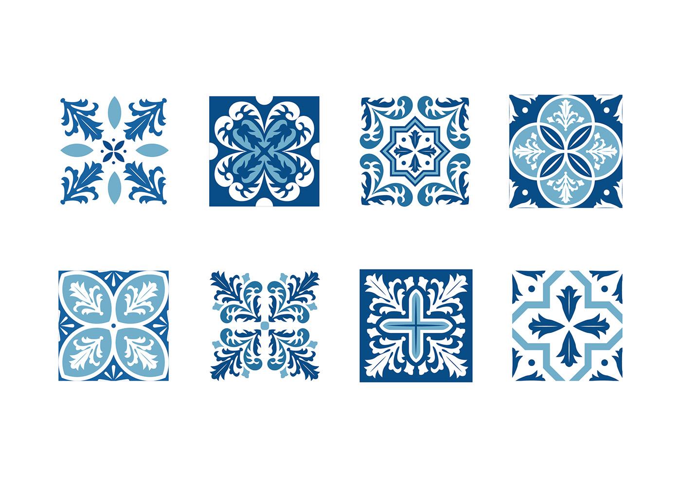 PORTUGUESE TILE VECTOR 116172 Vector Art at Vecteezy