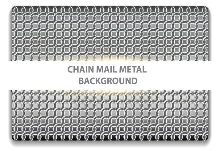 Chainmail Metal Seamless vector