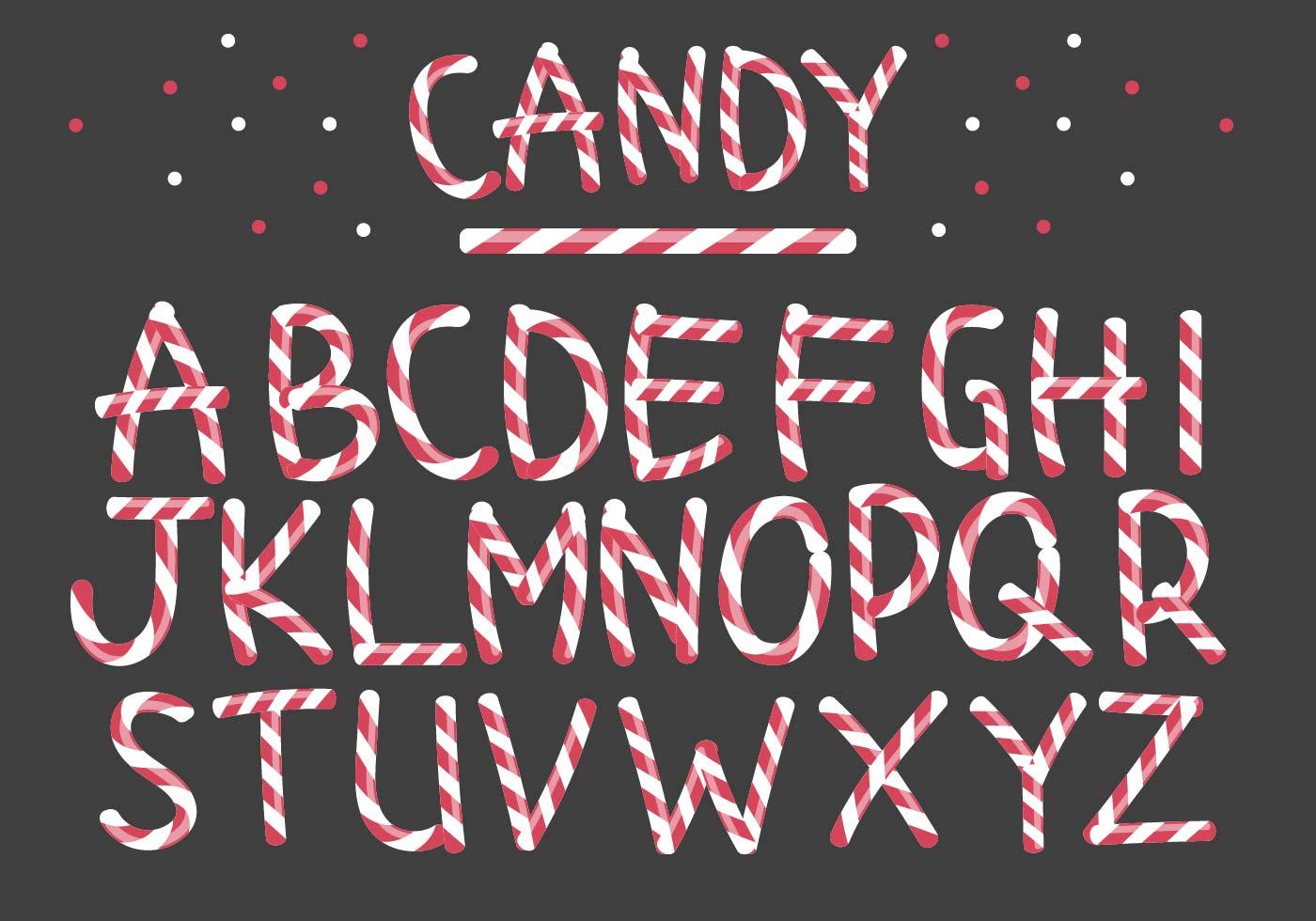 Peppermint Candy Letter Vectors 116307 Vector Art at Vecteezy