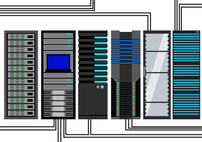 Free Server Rack Vector