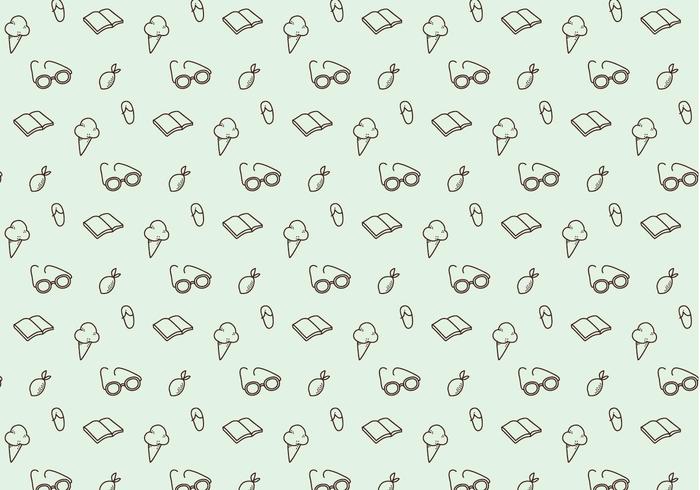 Summer Icons Pattern vector