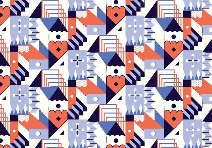 Abstract Geometric Pattern vector
