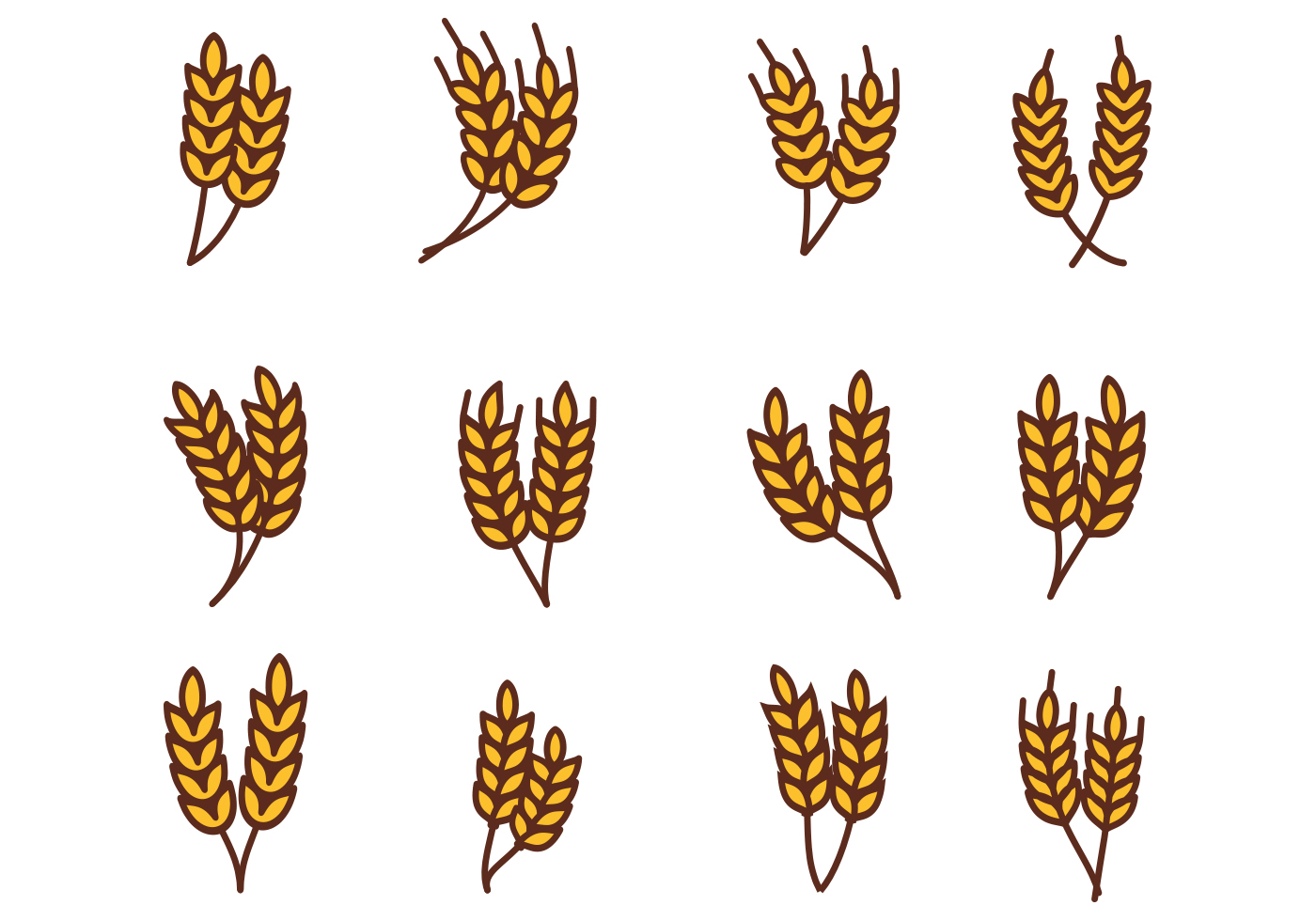 Download Free Wheat Vector 116378 Vector Art at Vecteezy