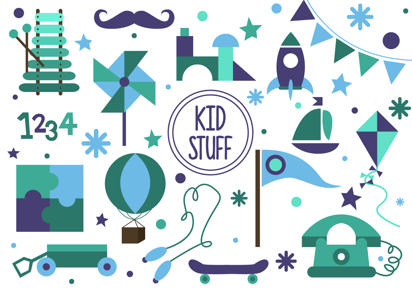 Download Free Kid Stuff Vector - Download Free Vectors, Clipart ...