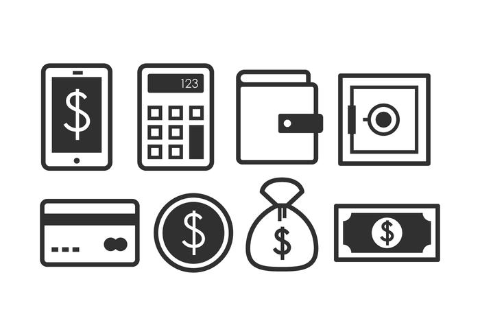 Banking Icon Set vector