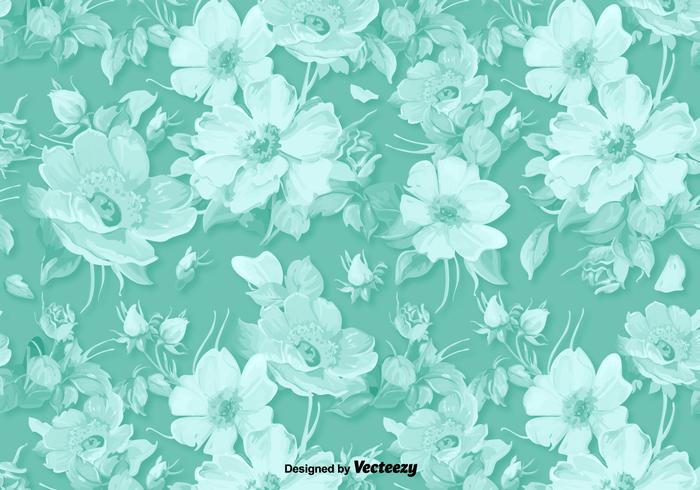 Classic Vector Floral Background 