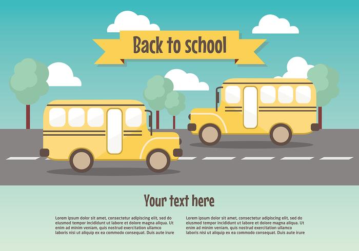 Back To School Vector Background