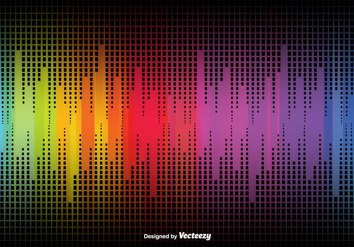 Abstract Background With Rainbow Colors vector