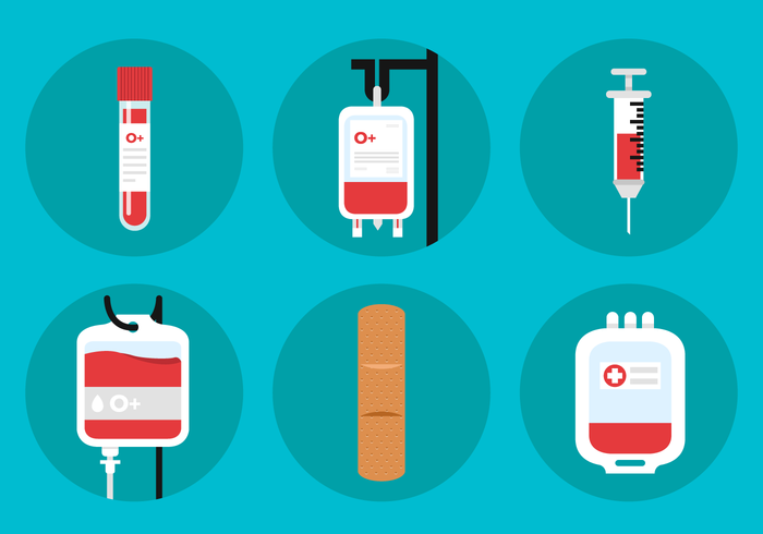Blood Drive Vector Icons Blood Drive Vector Icons