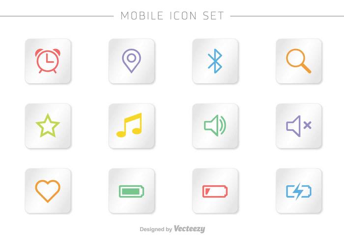Mobile Vector Icon Set Mobile Vector Icon Set