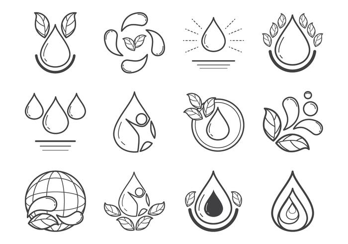 Water Icon Vector