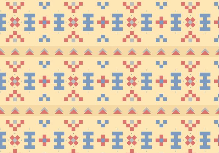 Native Pastel Pattern Background vector