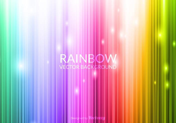 Vector Glowing Rainbow Background