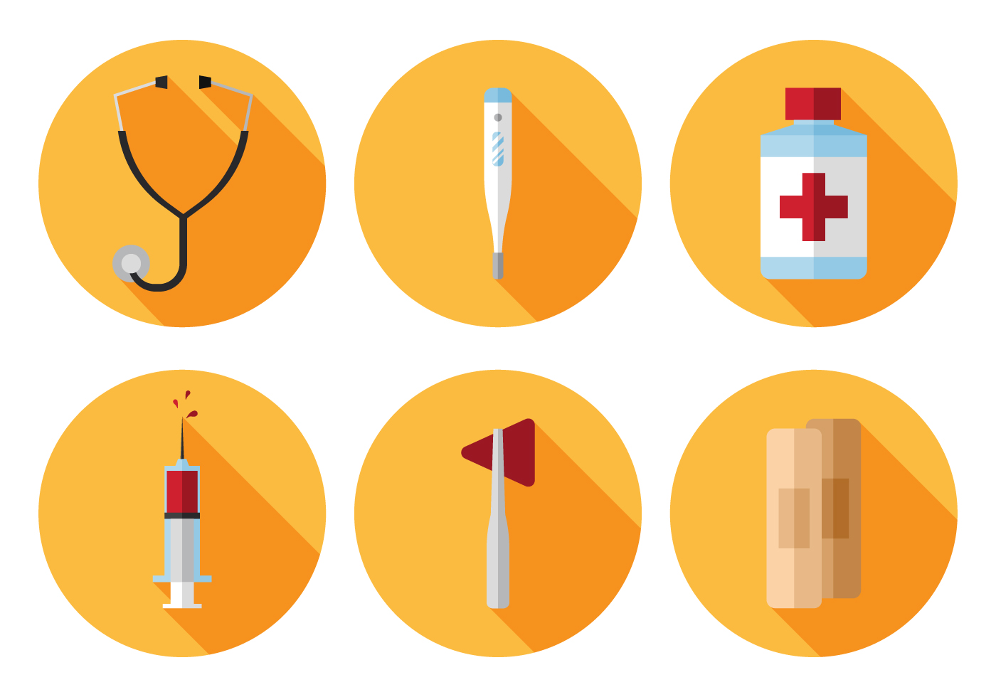 Vector Medical Icon Set 116724 Vector Art At Vecteezy