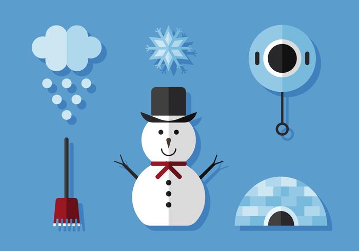 Vector Winter Icon Set