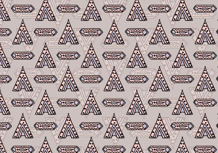 Free Vector Tipi Pattern