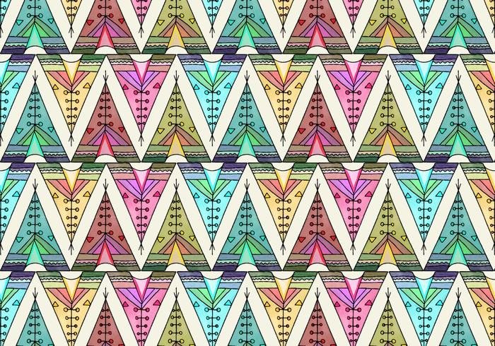 Free Vector Tipi Pattern