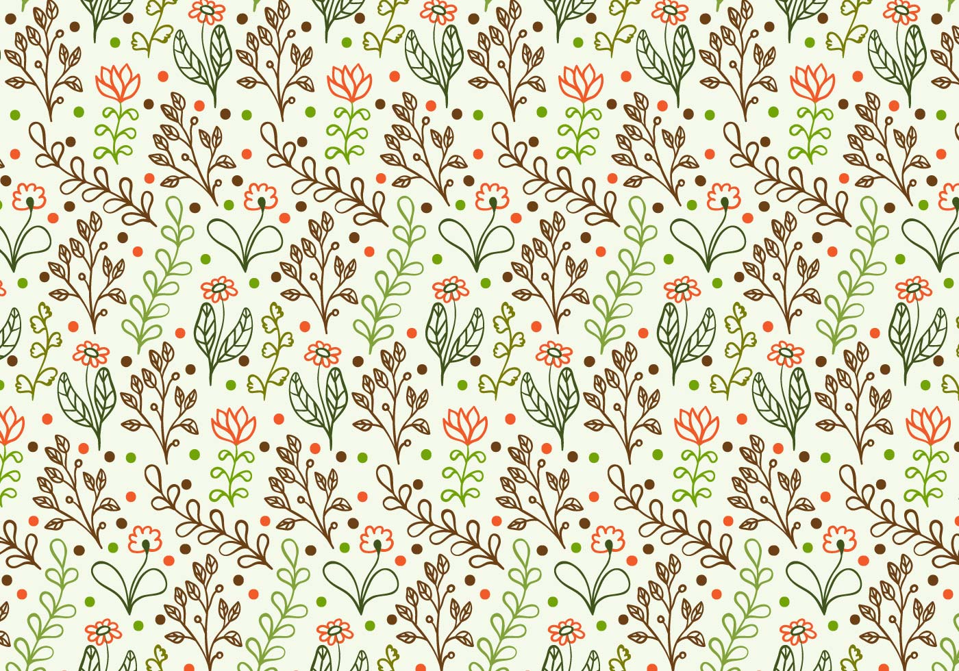 Download Free Vector Doodle Floral Background 116752 Vector Art at ...