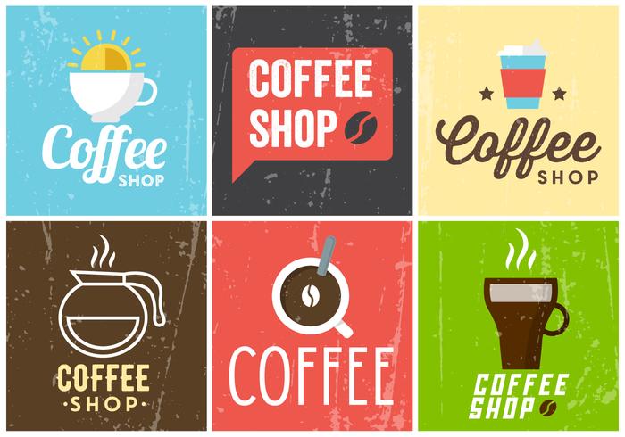 Plantillas de café gratis vector