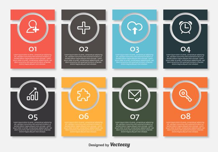 Elementos Vectoriales Infográficos vector