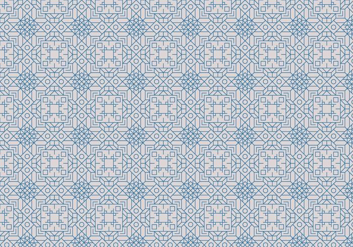 Decorative Outline Motif Pattern vector