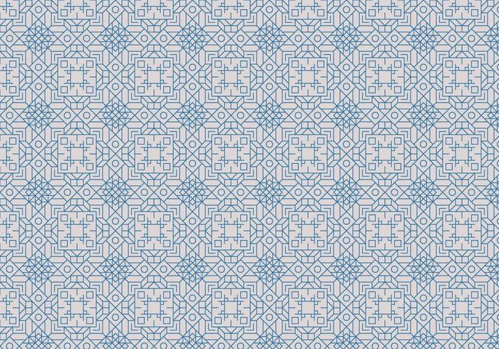 Decorative Outline Motif Pattern vector