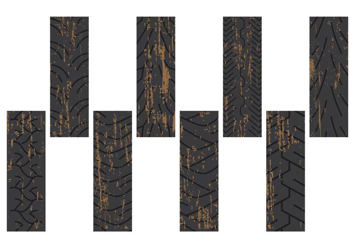 Dirty Tire Marks vector