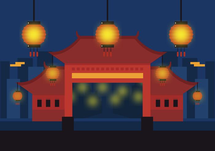 Vector China Town Vector China Town