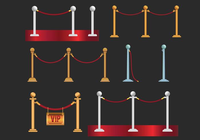 Velvet Rope Vector