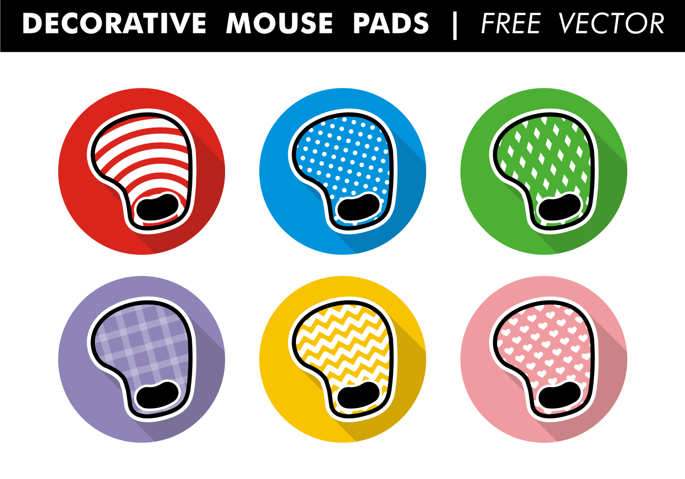 Decorative Mouse Pads Free Vector 116922 Vector Art at Vecteezy