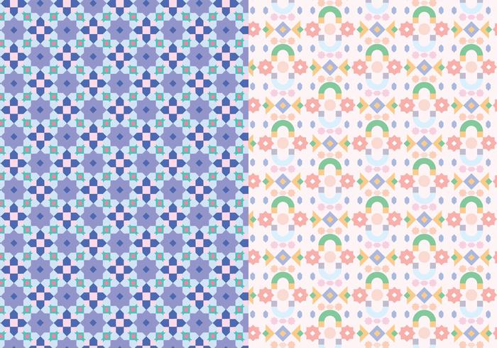 Mosaic Motif Pattern vector