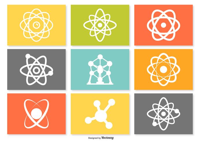 Atom Icon Set vector