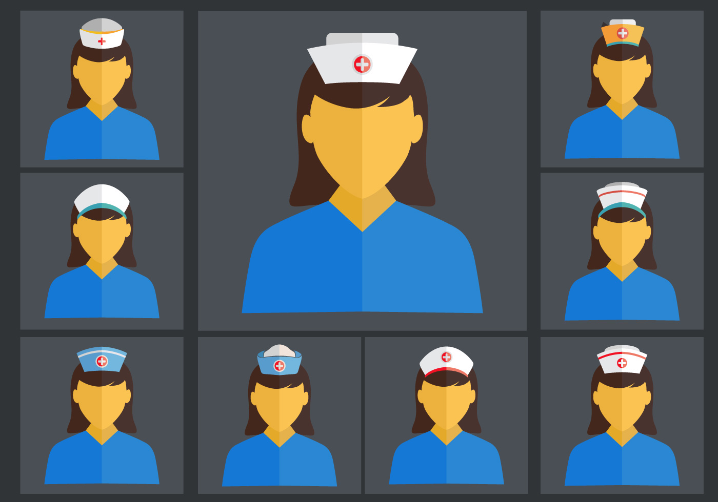 Nurse Hat Free Vector Art - (2872 Free Downloads)