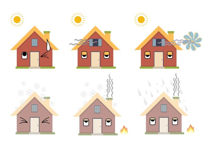 HVAC Icon Vector set