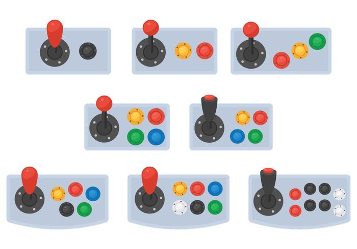 Arcade Button Vectors