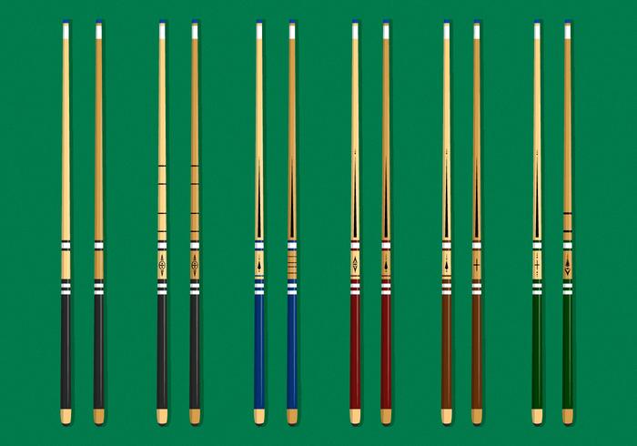 Awesome Pool Stick vector