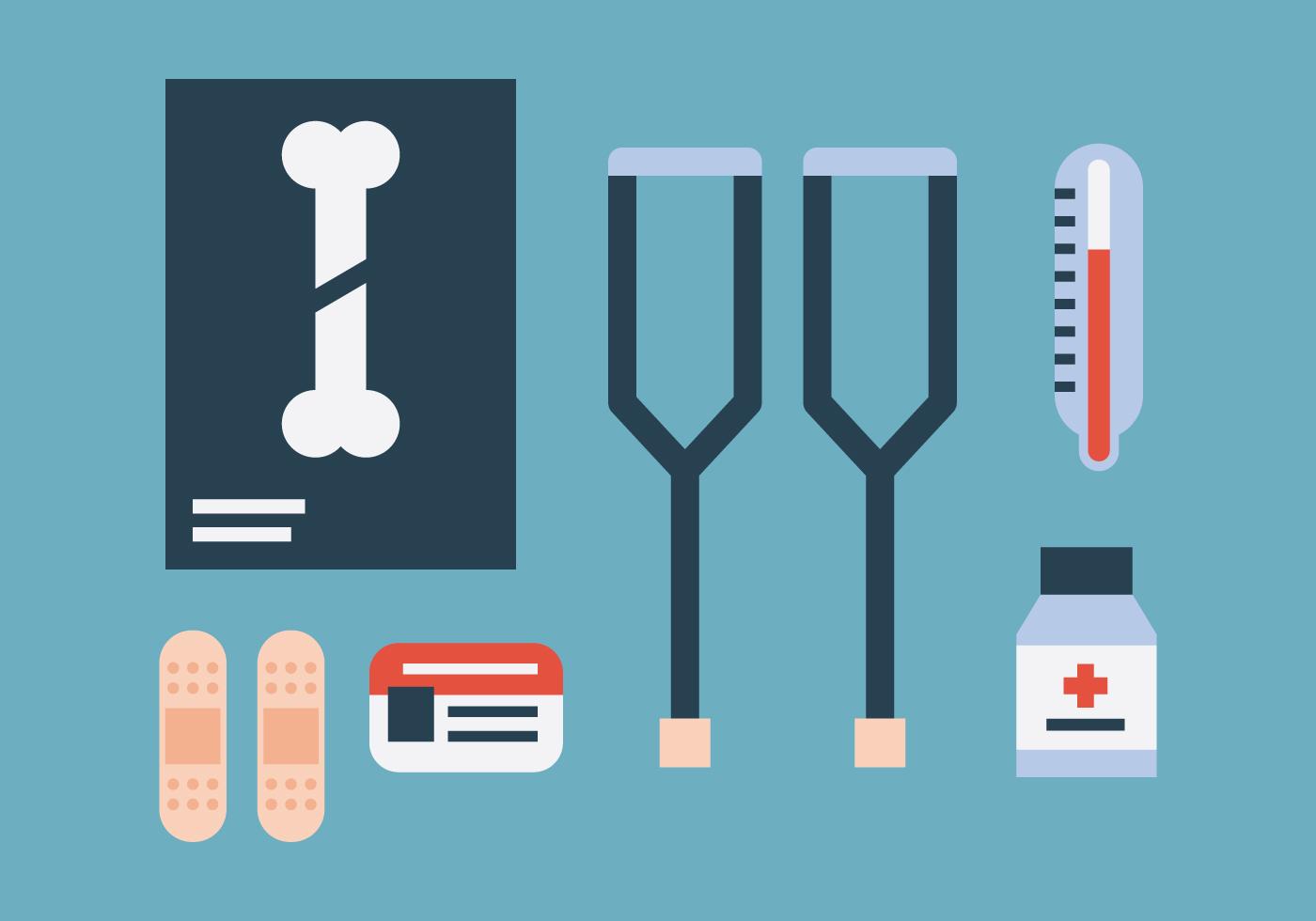 Broken Bone Vector Elements 117039 Vector Art at Vecteezy
