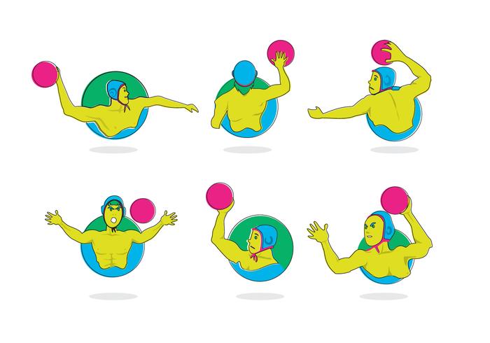 Water Polo Sport Vector Water Polo Sport Vector