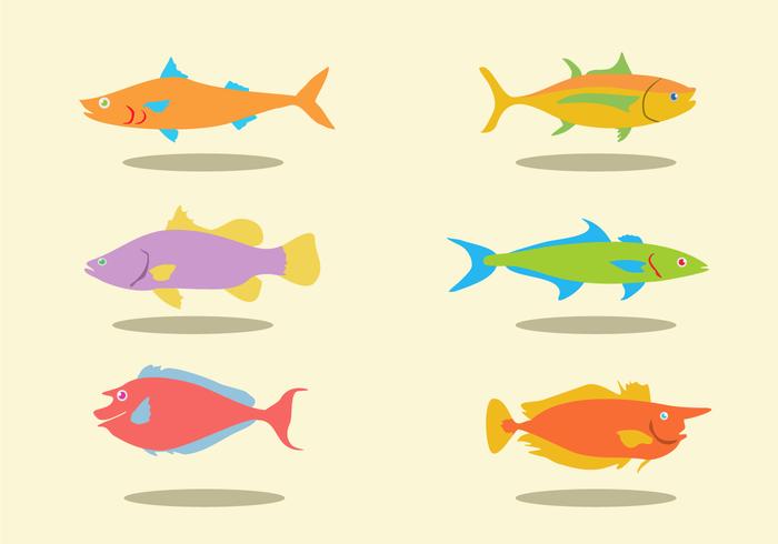 Varios Peces Vector