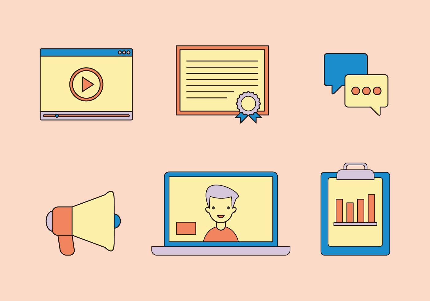 Sketchy Webinar Illustration Vector 117064 Vector Art at Vecteezy