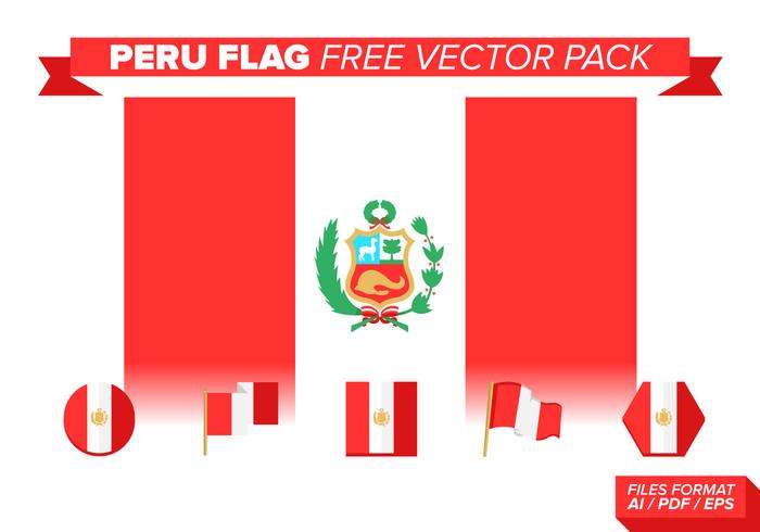 Peru Flag Free Vector Pack Peru Flag Free Vector Pack