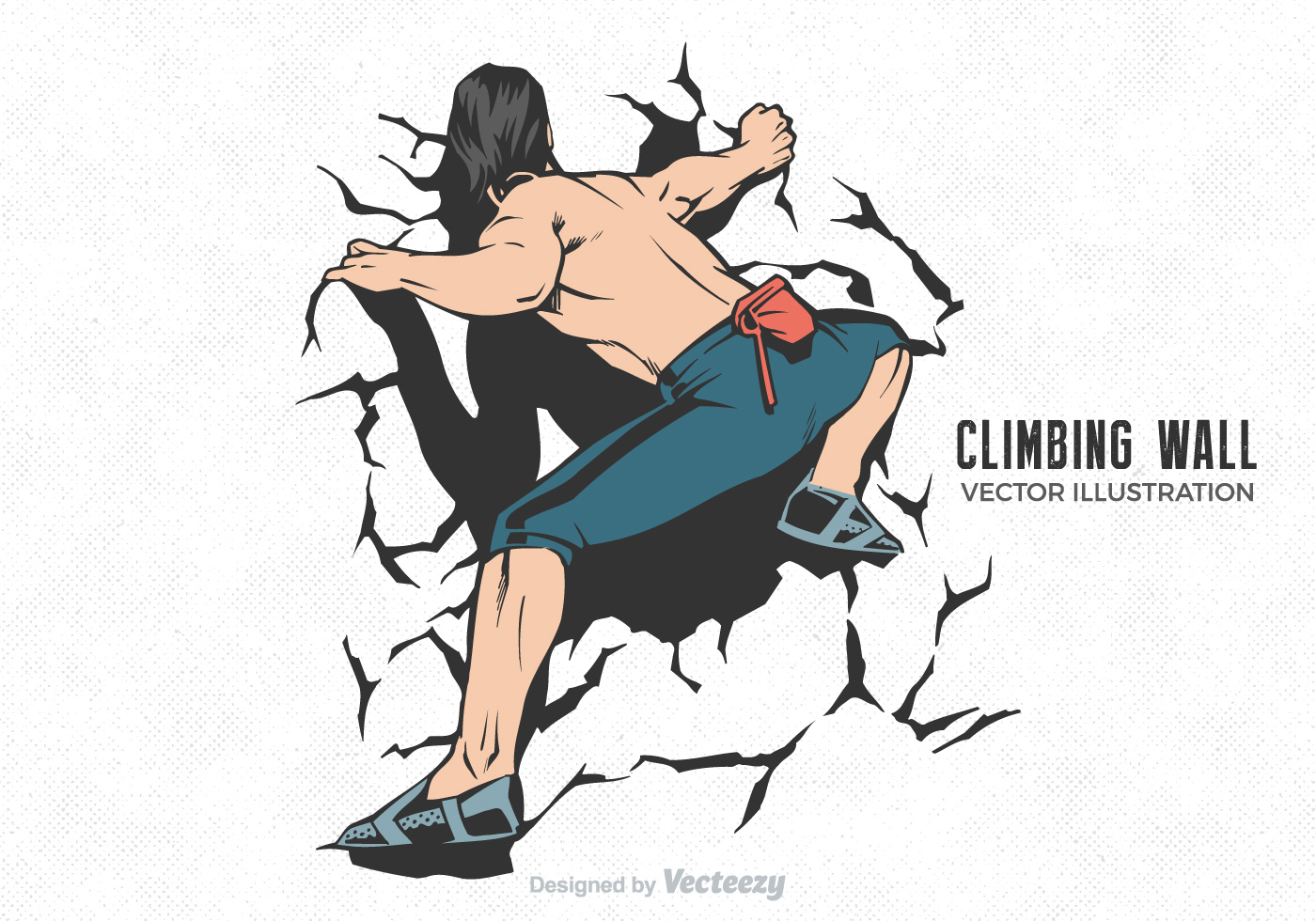 Free Vector Climbing Wall Illustration 117101 Vector Art at Vecteezy