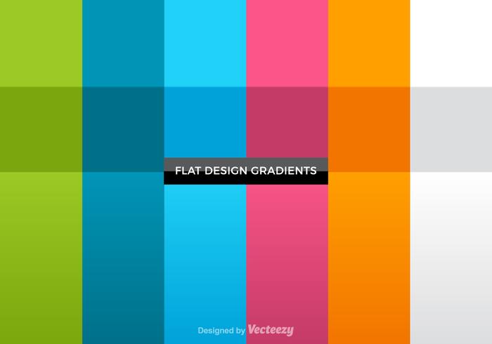 Free Flat Gradients Vector Set